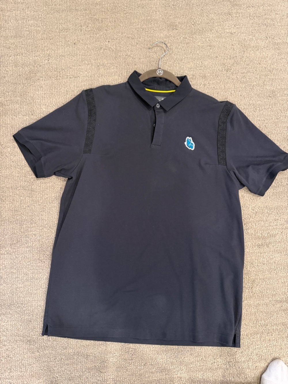 Under Armour Black Polo Shirt Steph Curry edition with Subtle Logo